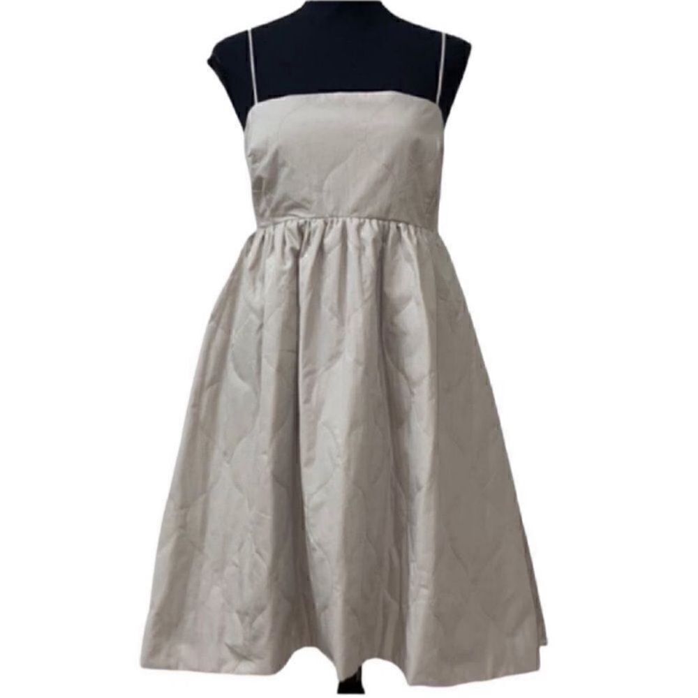 H&M Light Taupe Mini Dress (Size Medium)